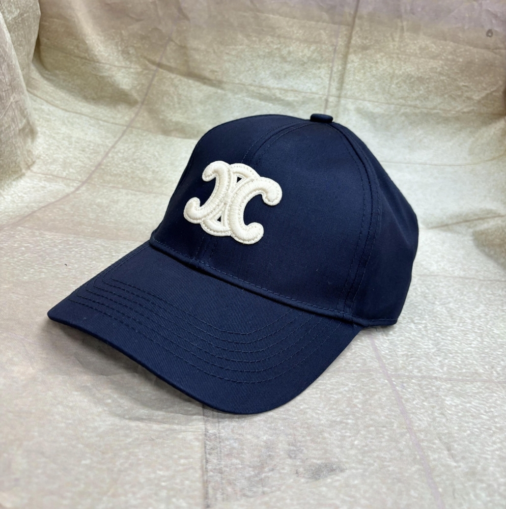 Celine Navy Blue Baseball Cap Hat For Women